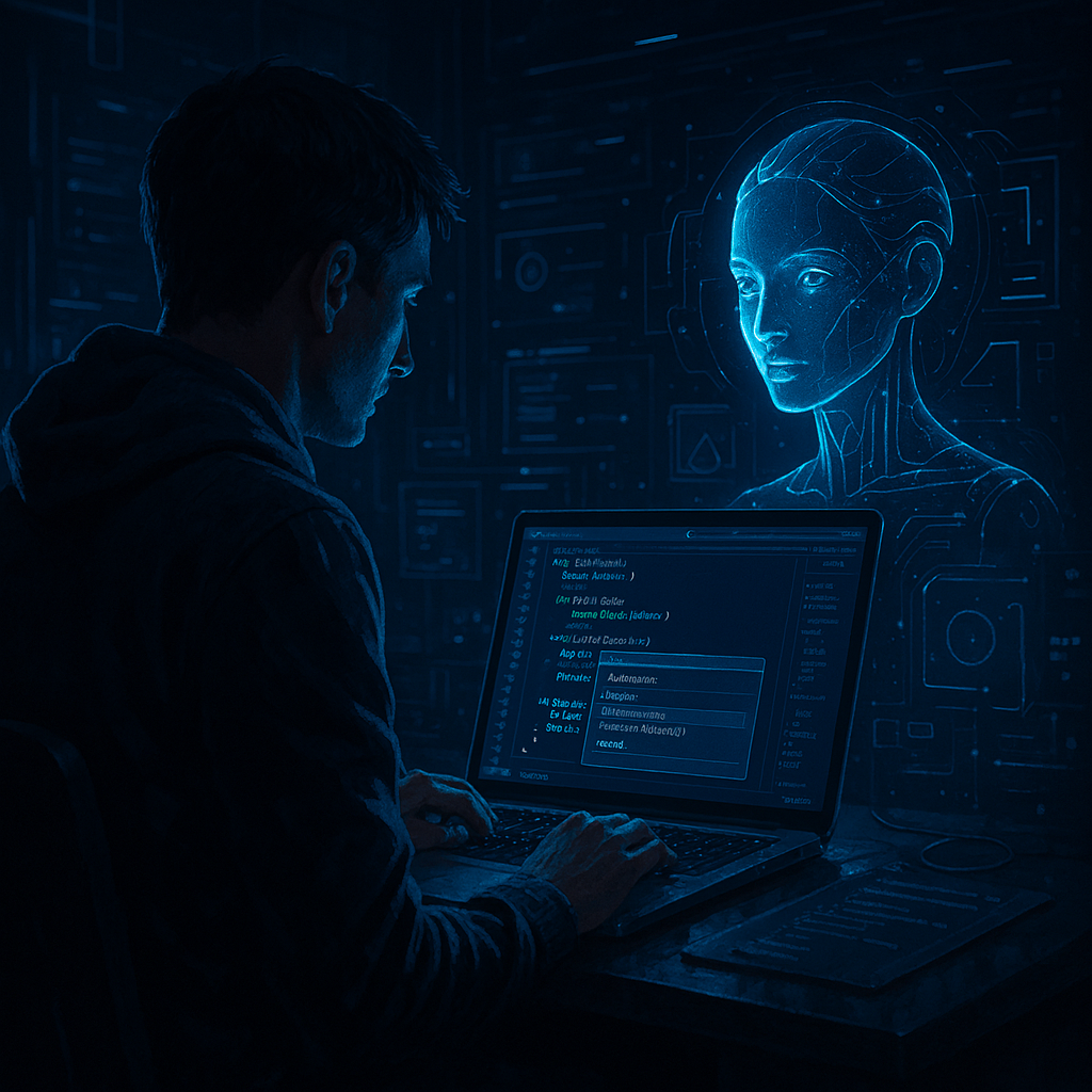 AI tool assisting with Python coding and auto-completion