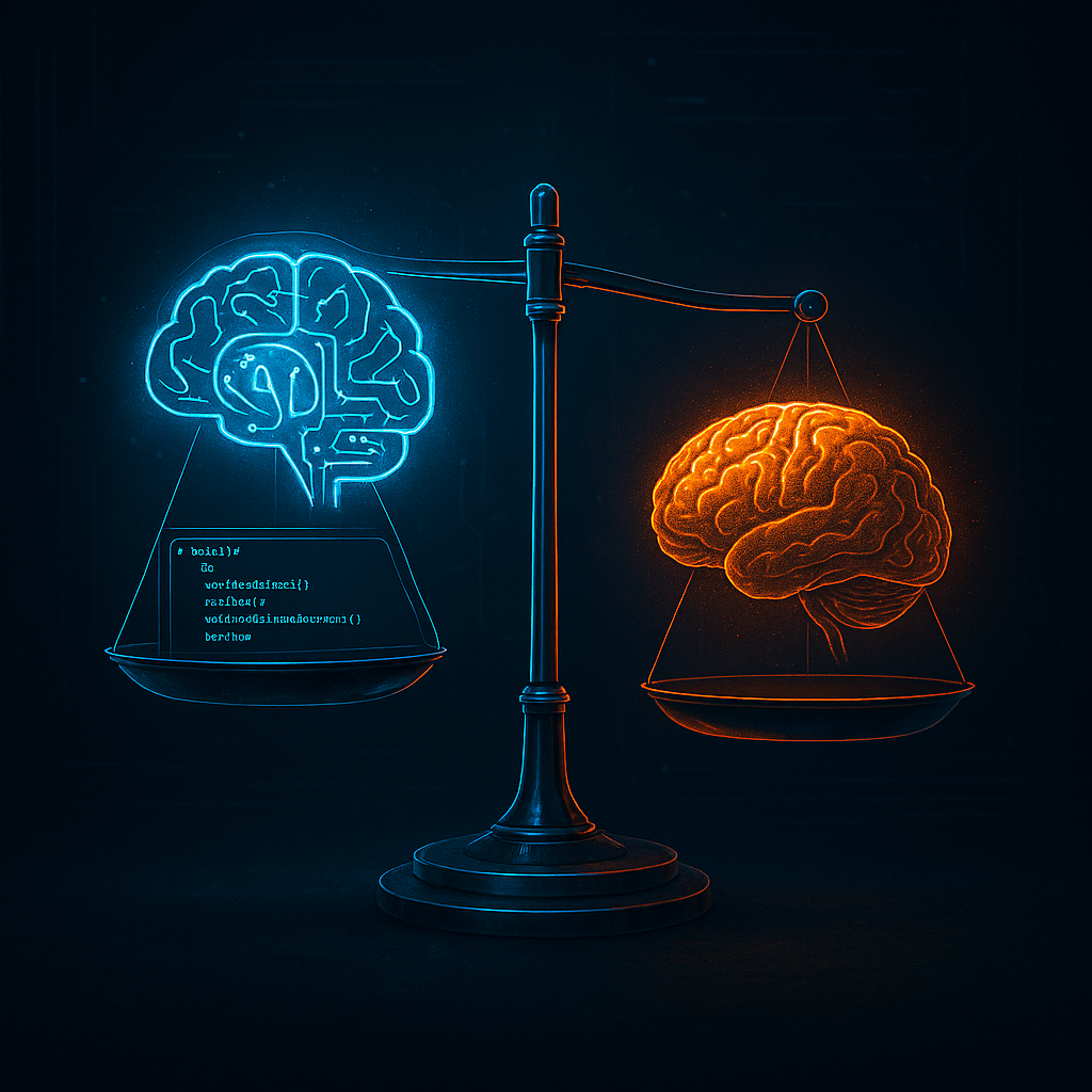 Balance between AI tools and human learning in Python